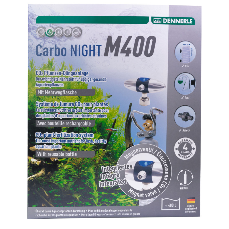 Dennerle Carbo Night M400 système Co² pour aquariums jusque 400 lit...