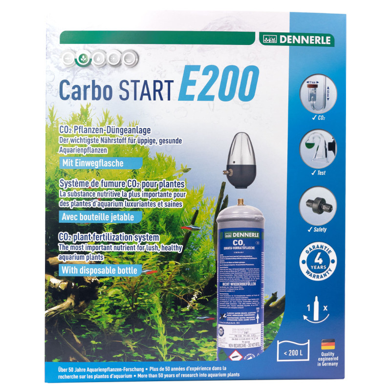 Dennerle Carbo START E200 système Co² Pour aquariums jusque 200 lit...