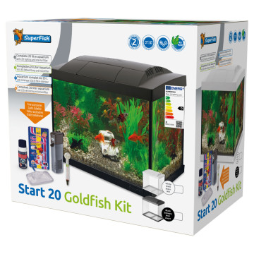 Superfish  aquarium start 20 goldfish kit blanc