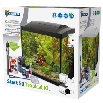 Superfish  aquarium start 50 tropical kit noir