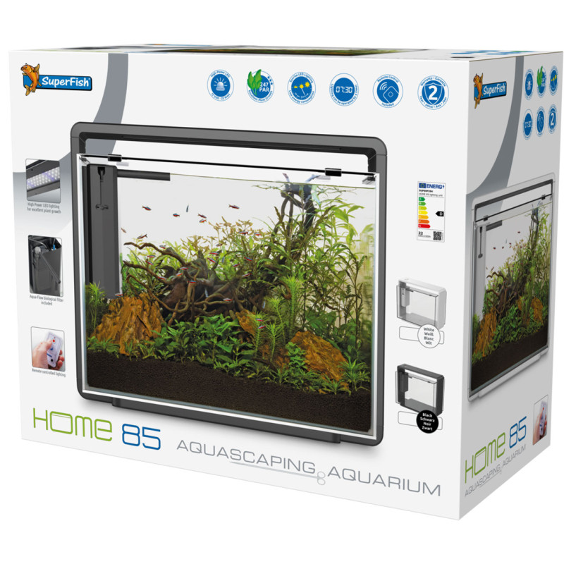 Superfish home 85 aquarium blanc 