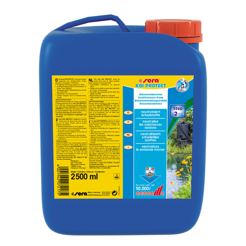 Sera KOI PROTECT 2.500 ml pour 50.000 litres d'eau 41,90 €