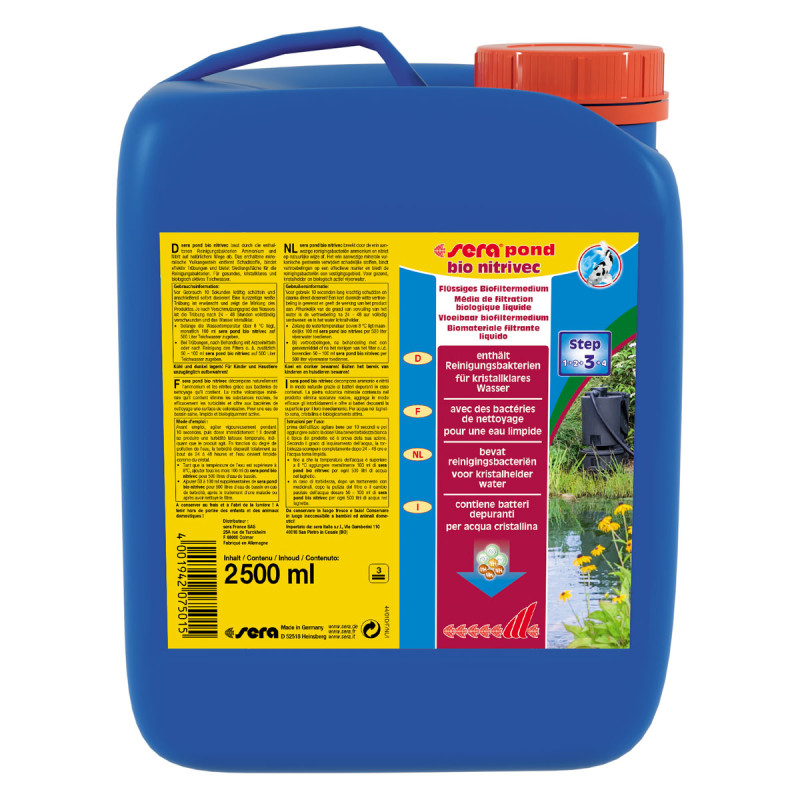 Sera pond bio nitrivec 2.500 ml