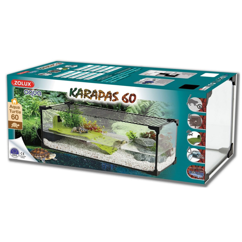 Zolux terrariums Karapas 60 aqua