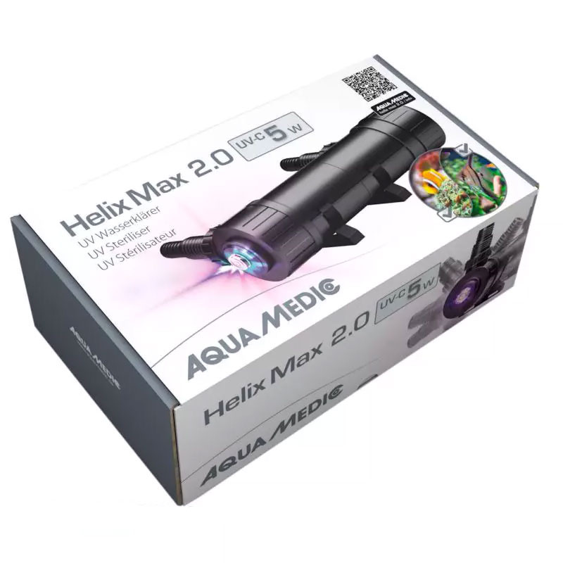 Aqua Helix Max 2.0 5w stérilisateur UV-C pour aquariums d'eau de me...