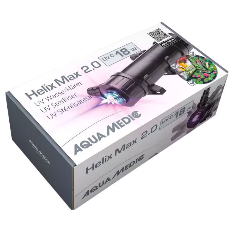 Aqua Medic Helix Max 2.0 18w stérilisateur UV-C pour aquariums d'ea...