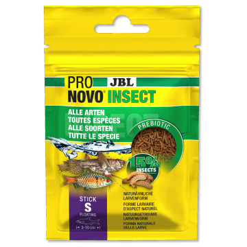 JBL PRONOVO INSECT STICK S Aliment en bâtonnets, taille S, pour tou...