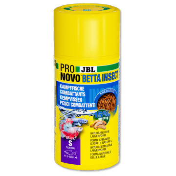 JBL PRONOVO BETTA INSECT STICK S Aliment en bâtonnets, taille S, pour combattants de 3 à 10 cm 100ml