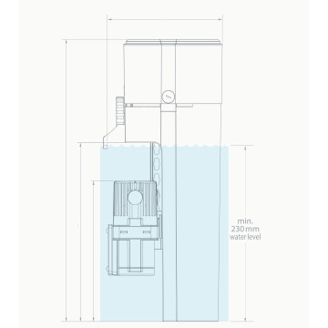 Aqua Medic écumeur EVO 501 pour 250 litres d'eau de mer