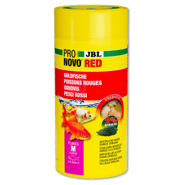 JBL PRONOVO RED FLAKES M Aliment de base en flocons, taille M, pour poissons rouges de 8 à 20 cm 250ml