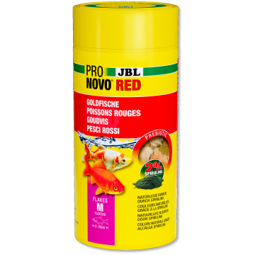 JBL PRONOVO RED FLAKES M Aliment de base en flocons, taille M, pour poissons rouges de 8 à 20 cm 750ml