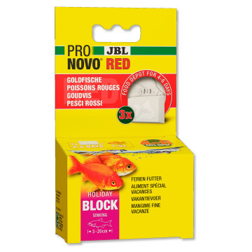 JBL PRONOVO RED HOLIDAY Aliment spécial vacances pour poissons rouges et voiles-de-Chine 