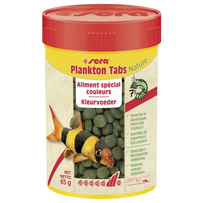 Sera Plankton tabs Nature 100 ml (65gr)