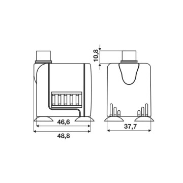 NEWA Micro 320 pompe à eau réglable de 120 à 320 l/h