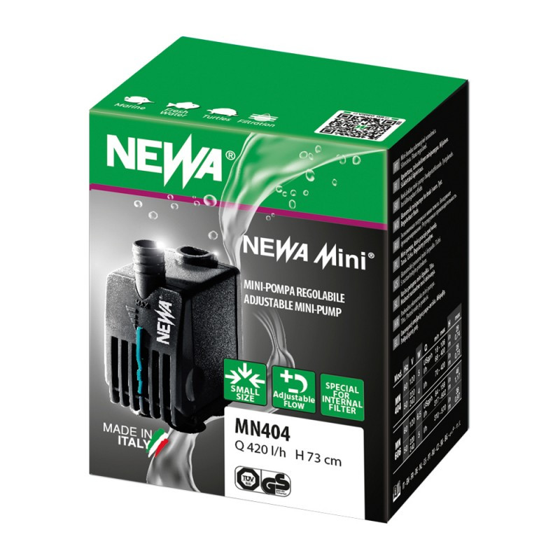 NEWA Mini 404 pompe à eau réglable de 70 à 420 l/h 