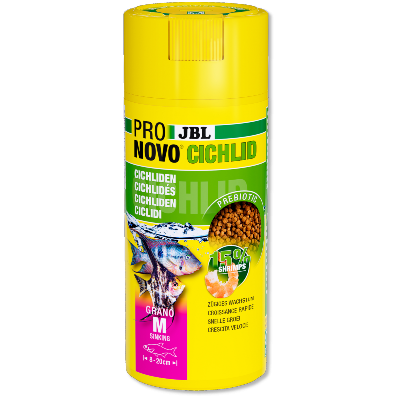 JBL PRONOVO CICHLID GRANO M 250ml CLICK