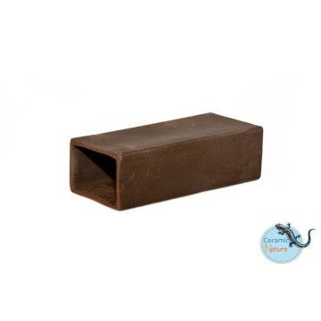 Ceramic Nature Grottes d'élevage rectangle MediumLarge marron 11,5x...