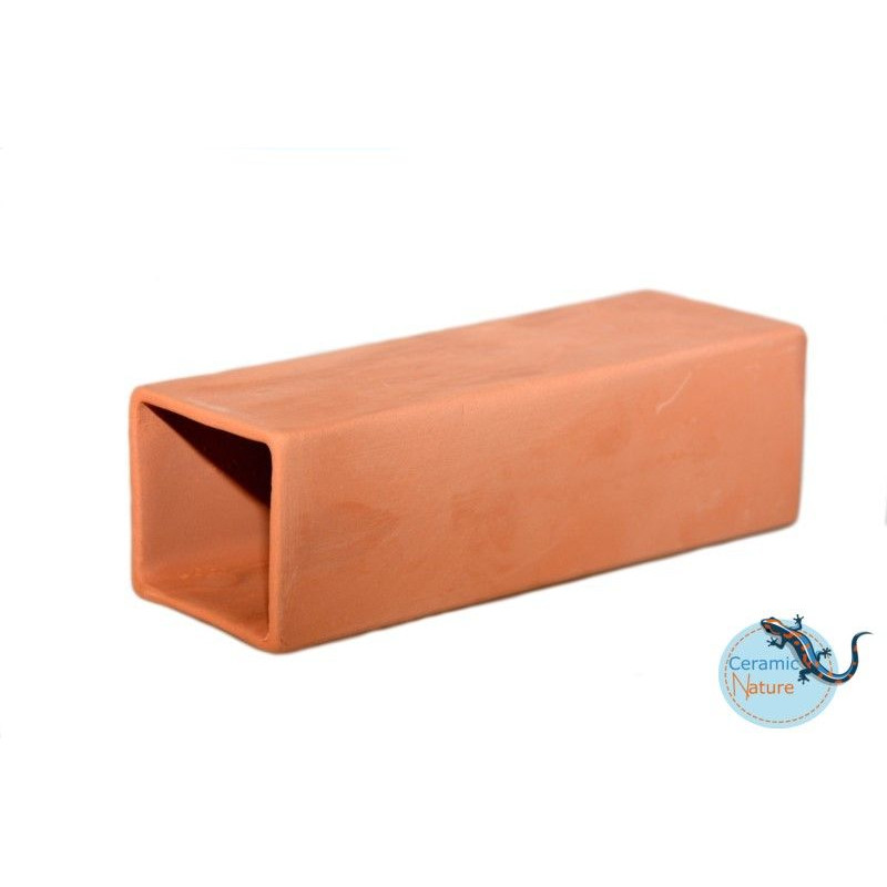 Ceramic Nature Grotte d'élevage rectangle Large rouge 15x5x4,6cm 7,...