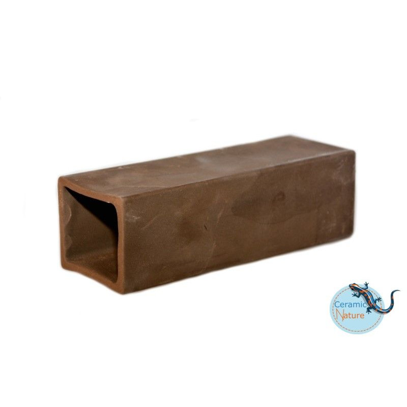 Ceramic Nature Grotte d'élevage rectangle Large marron 15x5x4,6cm 7...