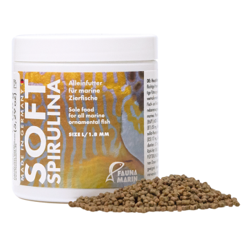 Fauna Marin Soft Spirulina L 250ml Can granulés pour tous les poissons marins herbivores