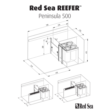 Red Sea - REEFER™ Peninsula P500 Décantation