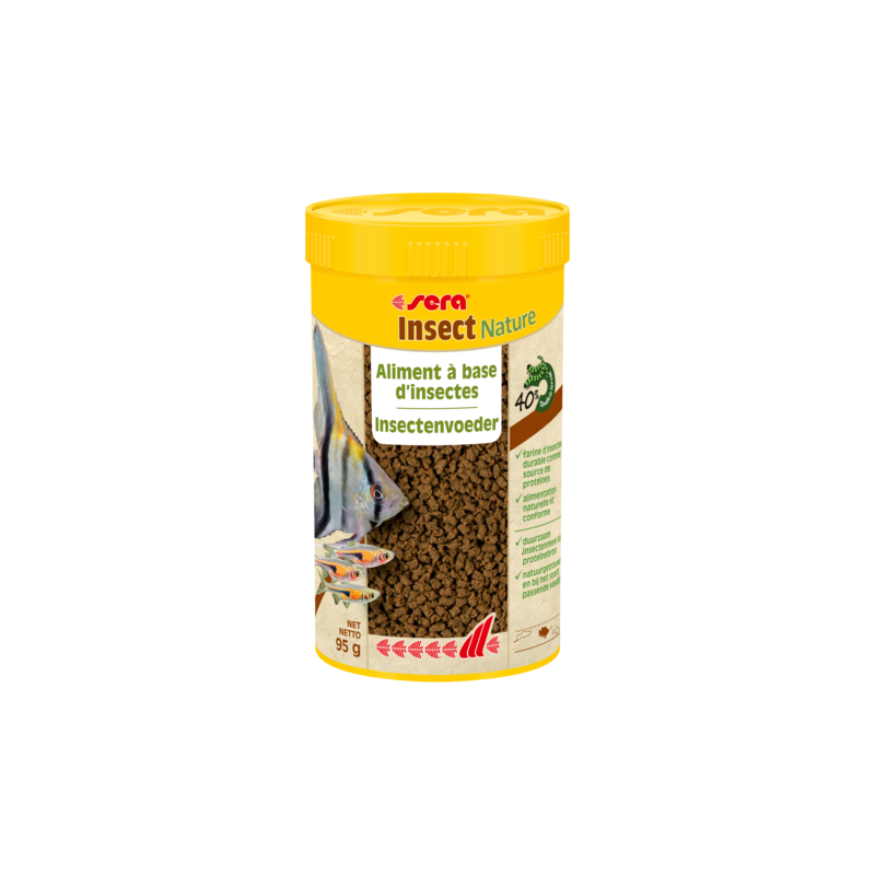 Sera insect Nature 1,5 mm 250 ml (95 g)