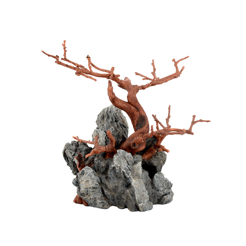 Boyu décoration TB281 Rocher arbre