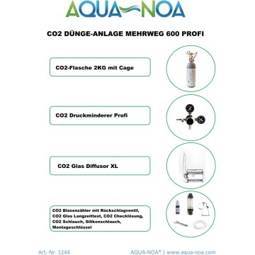 AquaNoa Kit CO2 Rechargeable 400 Basic M 2kg