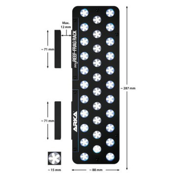 Arka My Reef Frag Rack avec aimants - 32 trous