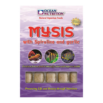 Ocean Nutrition Mysis spiruline + ail  100gr par lots (ouvrir l'article pour découvrir les options)