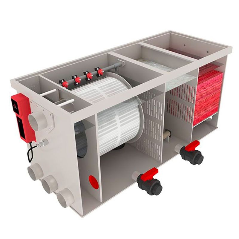 Aquaking Red Label inline combi 20/25 low avec masses de filtration,